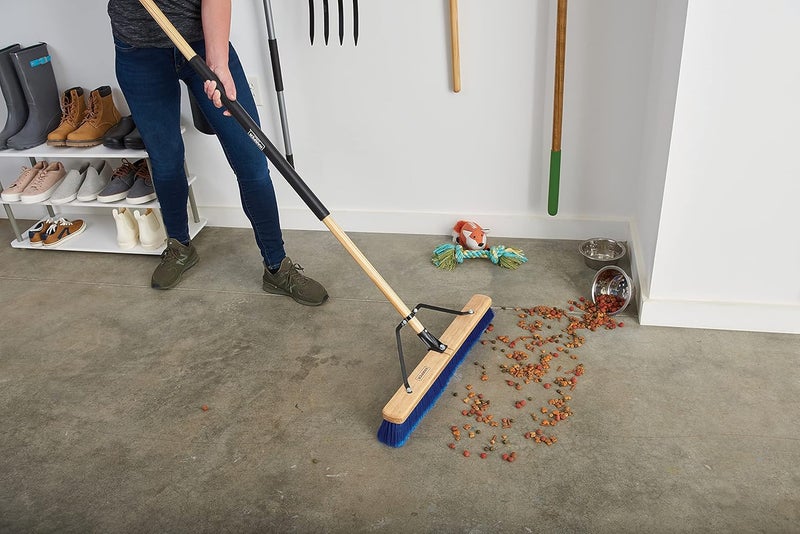Harper 20201044 24 in. Indoor/Outdoor Dry All-Purpose Push Broom with Dual Bristles, for Dust, Gravel, Debris - Image 4